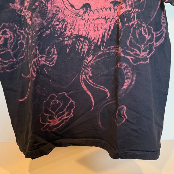 Vintage FMF Skull Roses Mens T-Shirt Size XL - Picture 3 of 7